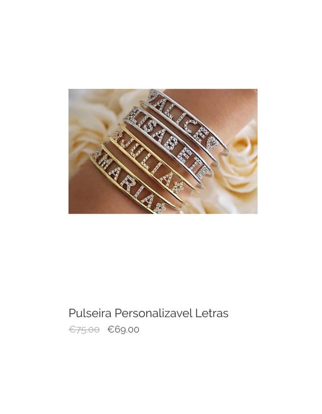 Product Pulseira personalizada 