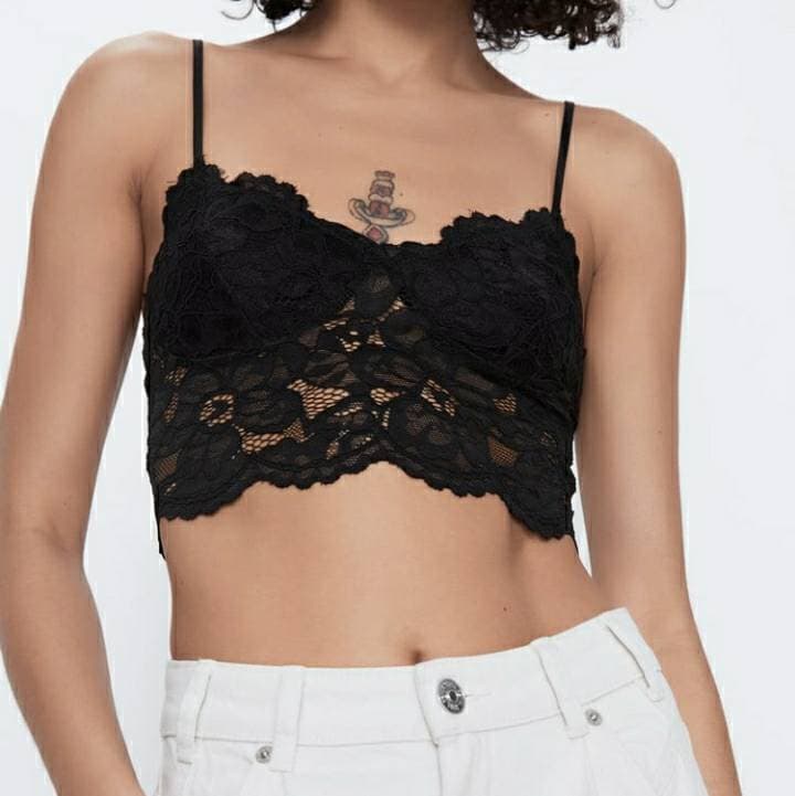 Product Top bralette de renda Zara