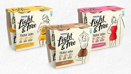 Product Iogurtes Light and Free Danone