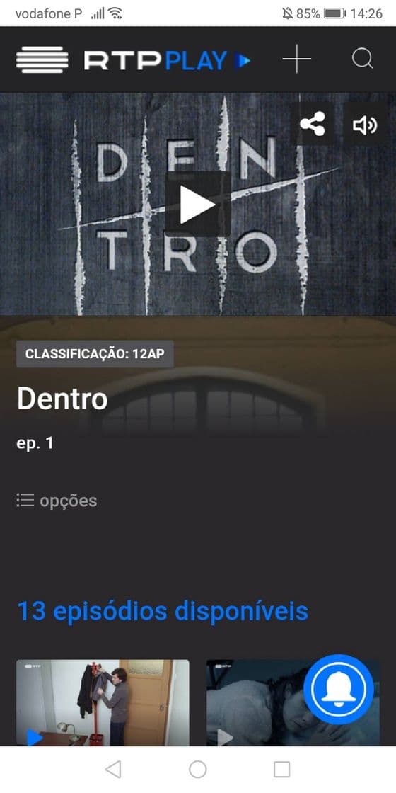 Serie Dentro  - RTP Play