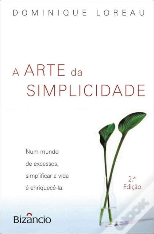 Book A arte da simplicidade 