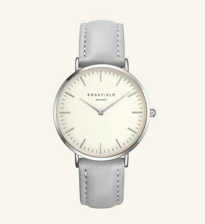 Producto Rosefield The Bowery White Grey Silver
38mm