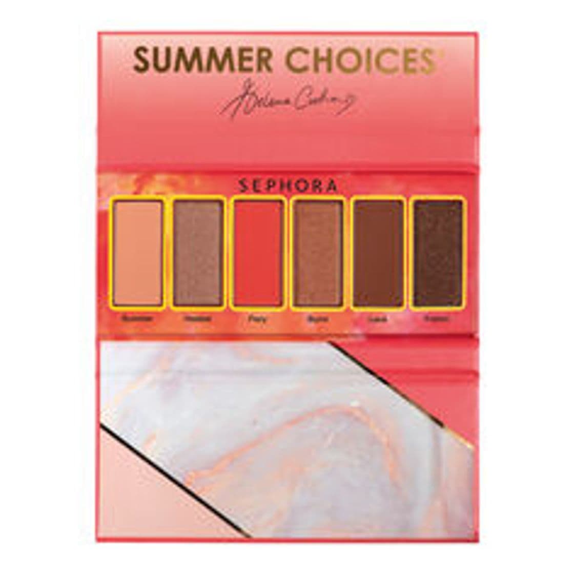 Moda Summer choices Helena Coelho - Paleta de olhos 6 cores - Sephora