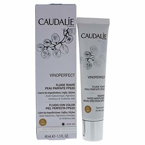 Beauty CAUDALIE Vinoperfect Fluido con Color Piel Perfecta FPS20 Light