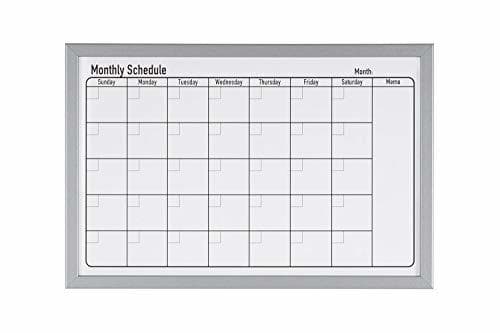 Product Bi-Office Magnetic Monthly Planner Drywipe Board 400 x 600mm