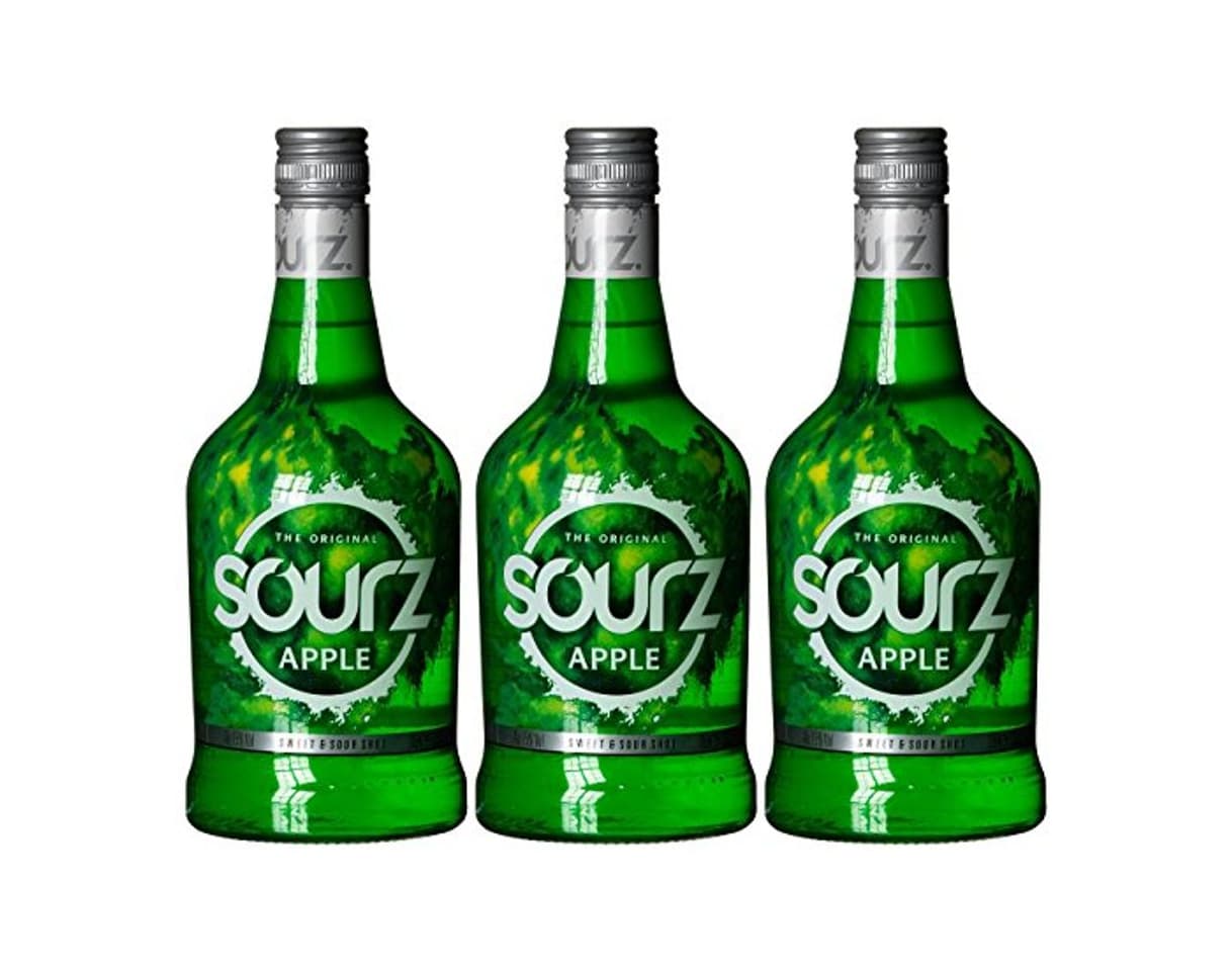 Producto Sourz Apple Licor - 3 botellas x 700 ml - Total