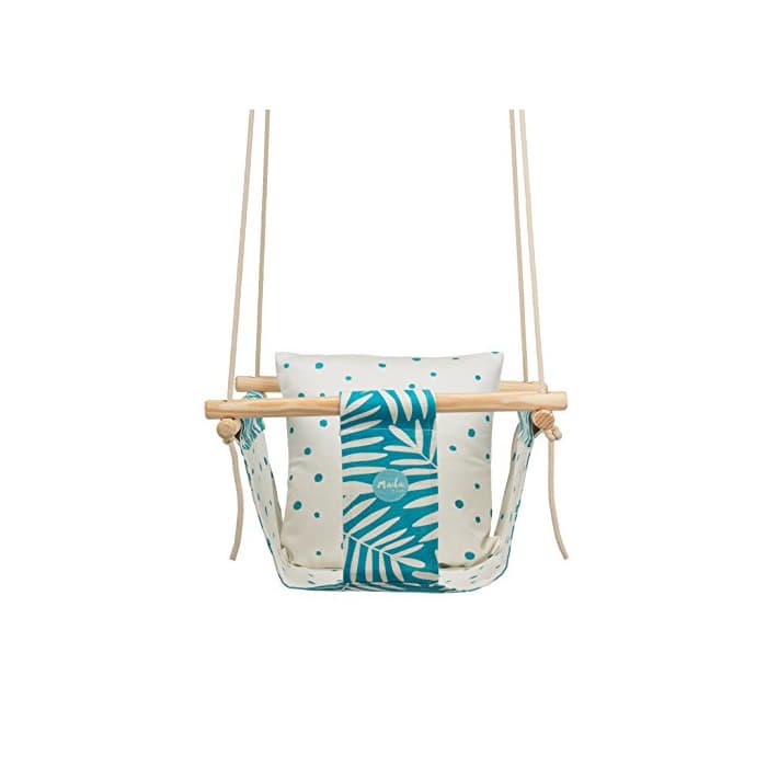 Product Blue Leafs Baby Swing