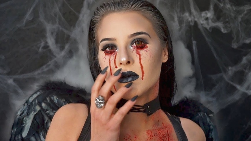 Serie Dark Angel Halloween Makeup