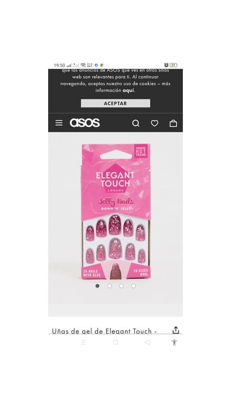 Producto Uñas de gel