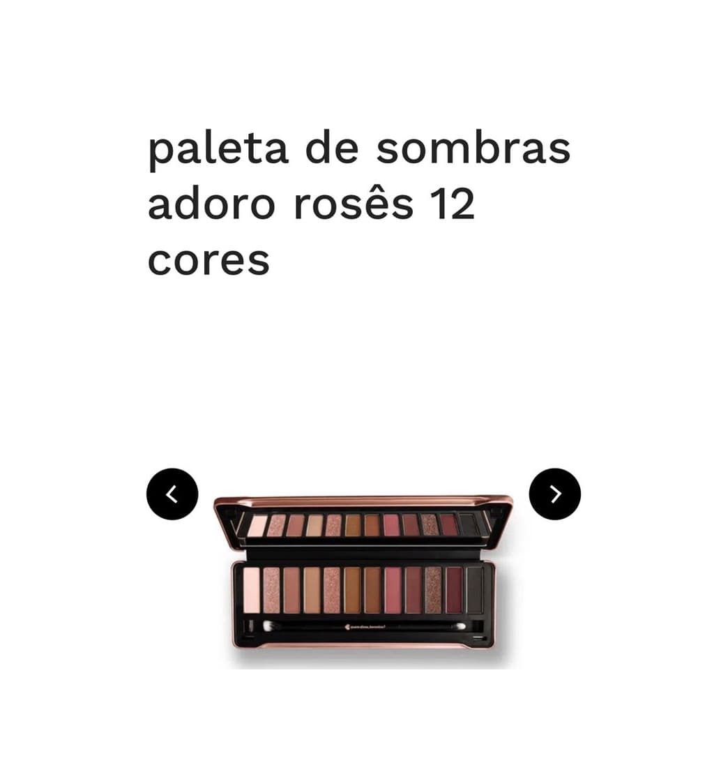 Product QDB ADORO ROSES PALETA SOMBRAS - quem disse