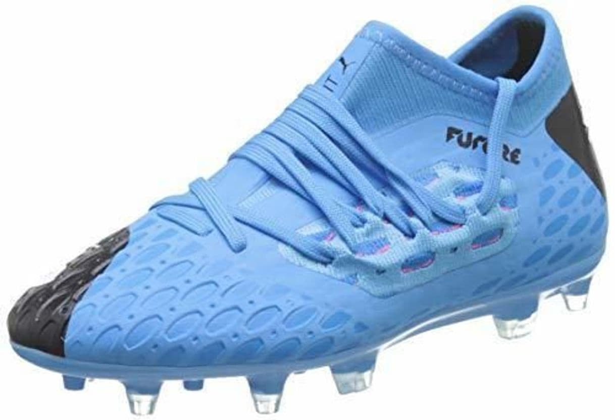 Fashion PUMA Future 5.3 Netfit FG/AG Jr, Botas de fútbol Unisex Niños, Azul