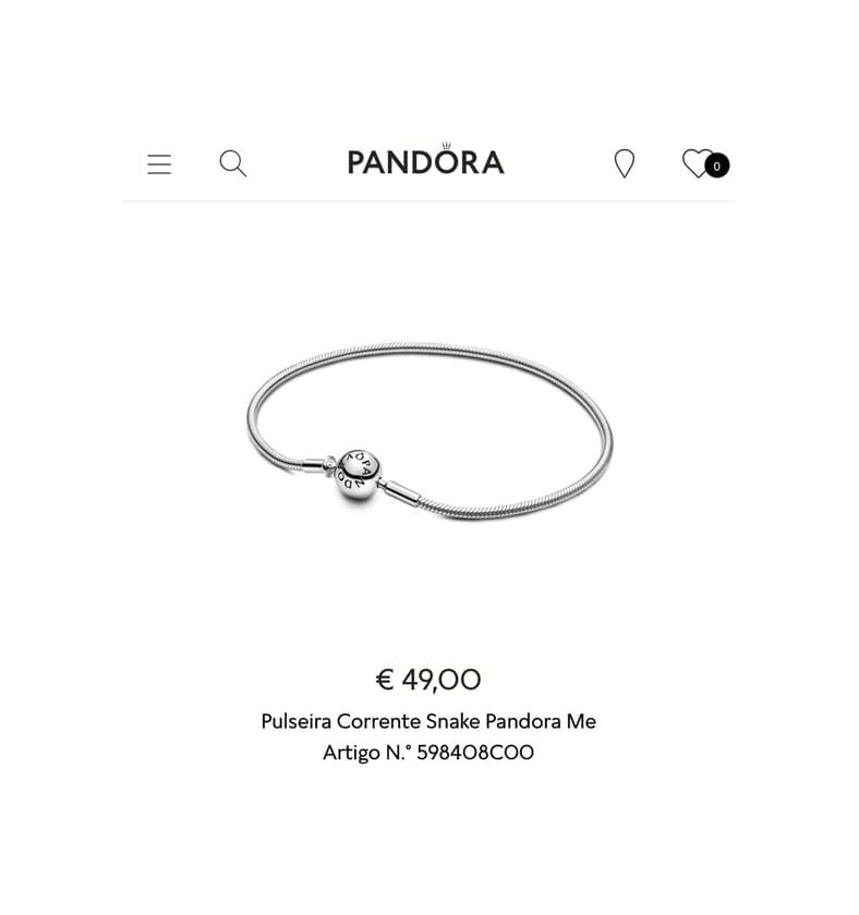 Product Pulseira Pandora