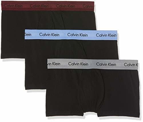 Place Calvin Klein 3p Low Rise Trunk Bóxer, Negro