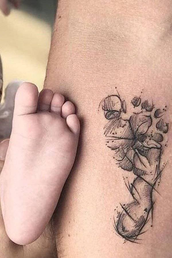 Moda Tatuagem com filhos