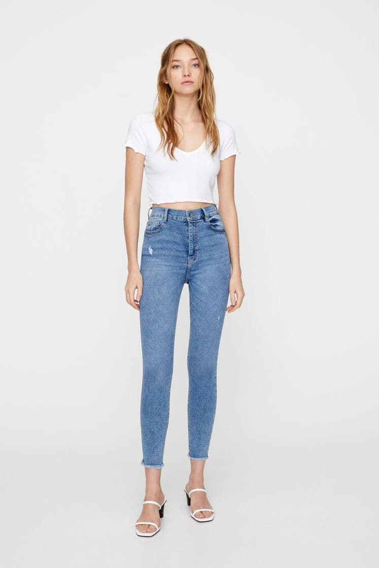 Fashion Jeans skinny fit de cintura subida pullandbear