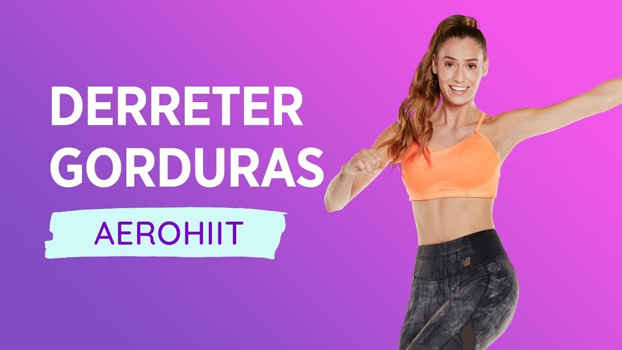 Moda Aula de ginástica-derreta gorduras com 20 min de aeroHIIT