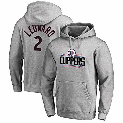 Fashion Sudadera con Capucha para Hombre Suéter NBA Los Angeles Clippers Leonard 2#