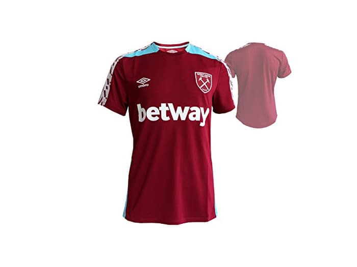 Fitness Umbro Hombres del West Ham SPN Training Jersey - Nueva Claret/Bluefish/Blanco