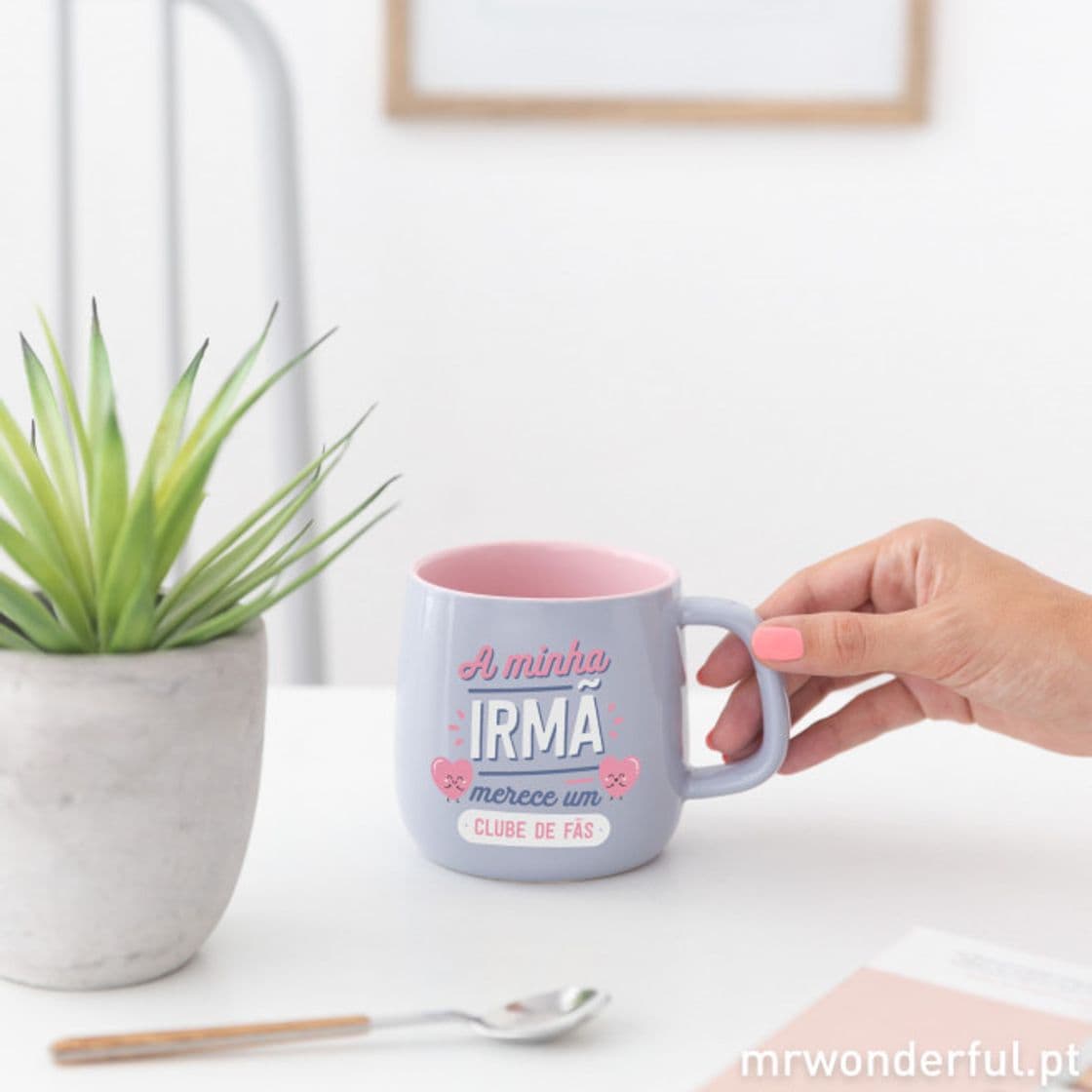 Fashion Caneca - A minha irmã merece um clube de fãs - Mr. Wonderful