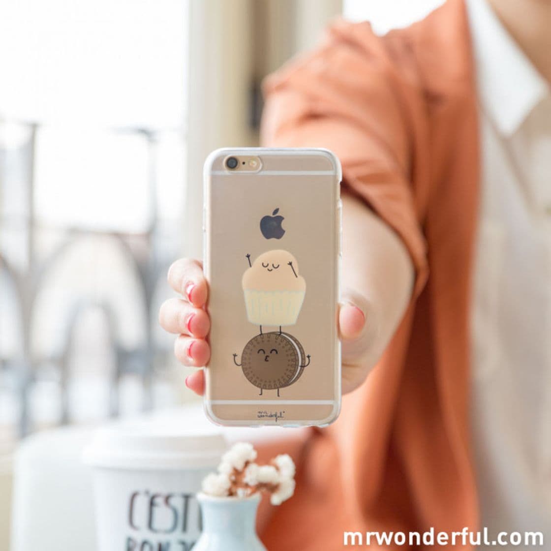 Fashion Capa transparente para iPhone 6 – Muffin