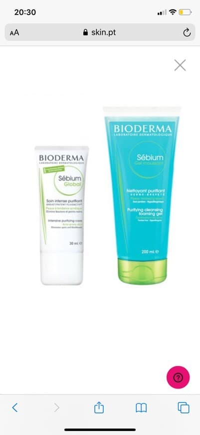 Moda Bioderma Sébium Global. Pack Creme + Gel Moussant 