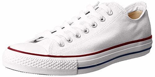 Fashion Converse Chuck Taylor CTAS Lift Ox Canvas, Zapatillas para Mujer, Blanco