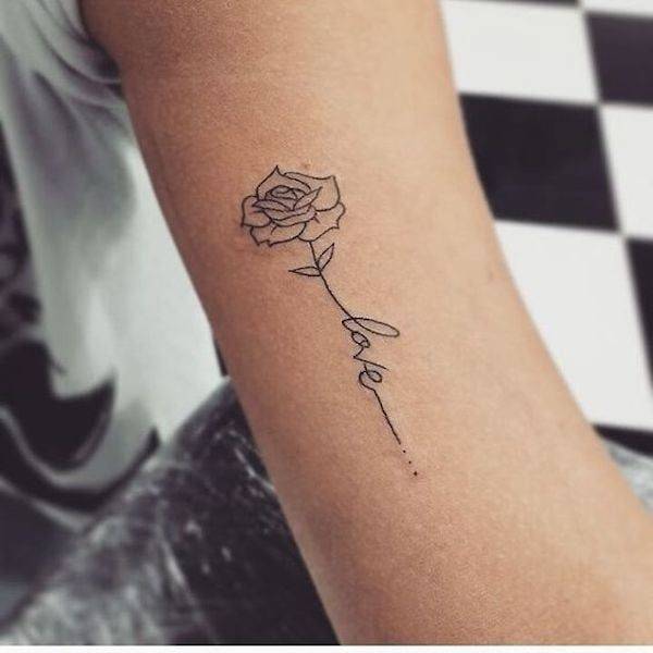 Fashion Tatoo minimalista 