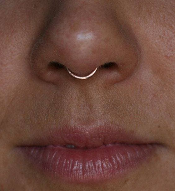 Moda Piercing no nariz 