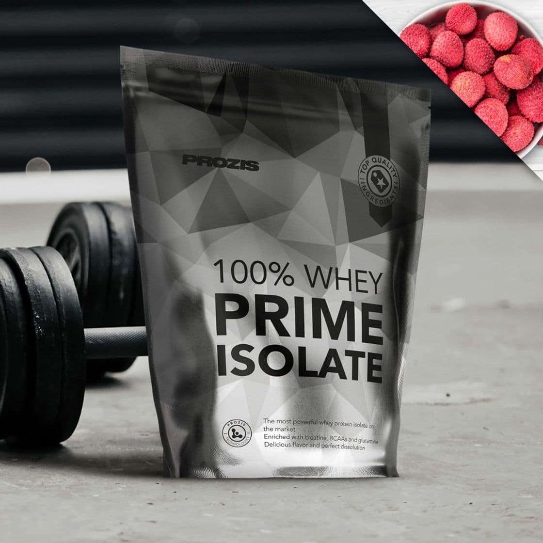 Producto 100% Whey Prime Isolate 1000 g líchia