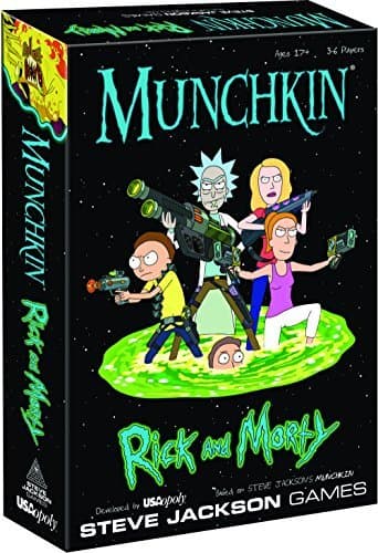 Lugar USAopoly- Munchkin: Rick y Morty, Colores Variados, Talla única