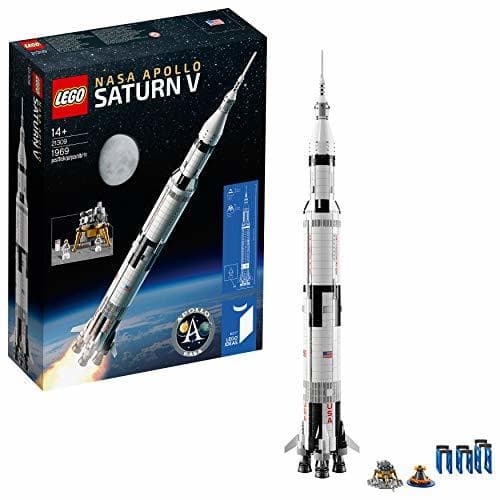 Producto LEGO Ideas-NASA: Apolo Saturno V, maqueta de Juguete de construcción del Cohete