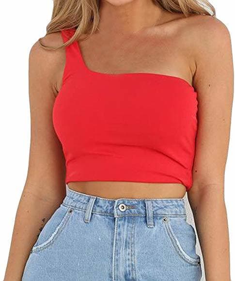 Producto Crop Tops Sexy Mujer Camisetas sin Mangas de Verano de Mujeres Blusas