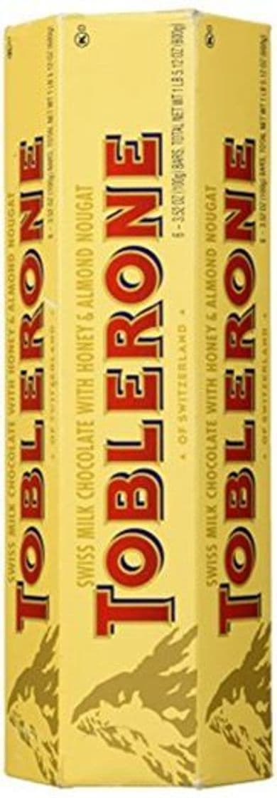 Product TOBLERONE SWISS MILK CHOCOLATE WITH HONEY AND ALMOND NOUGAT 6 X 100