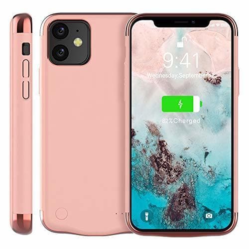 Electronic fitmore Funda Batería para iPhone 11/XIR 6.1 Inch 6000mAh Batería