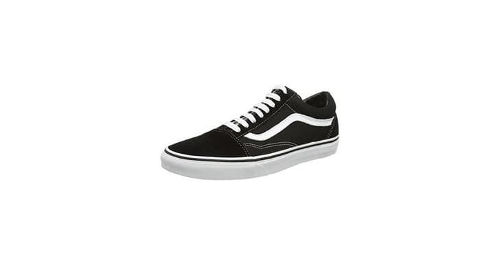 Moda Vans Old Skool, Zapatillas Unisex Adulto, Negro