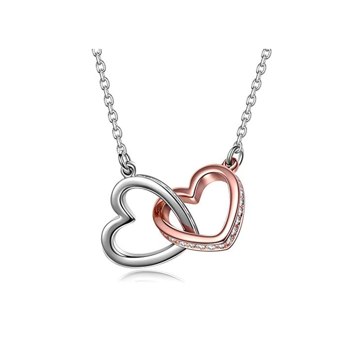 Fashion Kami Idea San Valentin Regalos Collares Mujer Joven Colgante Corazon Oro Rosa