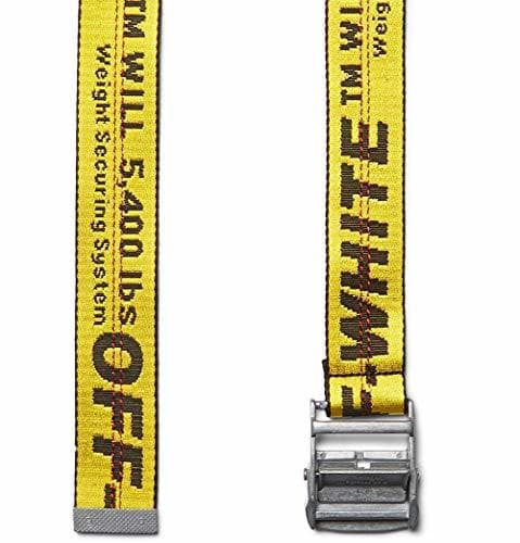 Producto OFF-WHITE c/o Virgil Abloh Cinturón para hombre Artisan Industrial Logo Belt Yellow