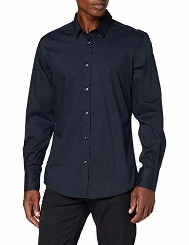 Producto Antony Morato Camicia Basica Abbottonatura A Vista Camisa Casual, Azul