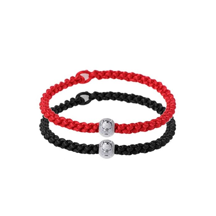 Elemento de la categoría hogar Xuniu 2 Piezas Pulsera de Cuerda roja Hecha a Mano