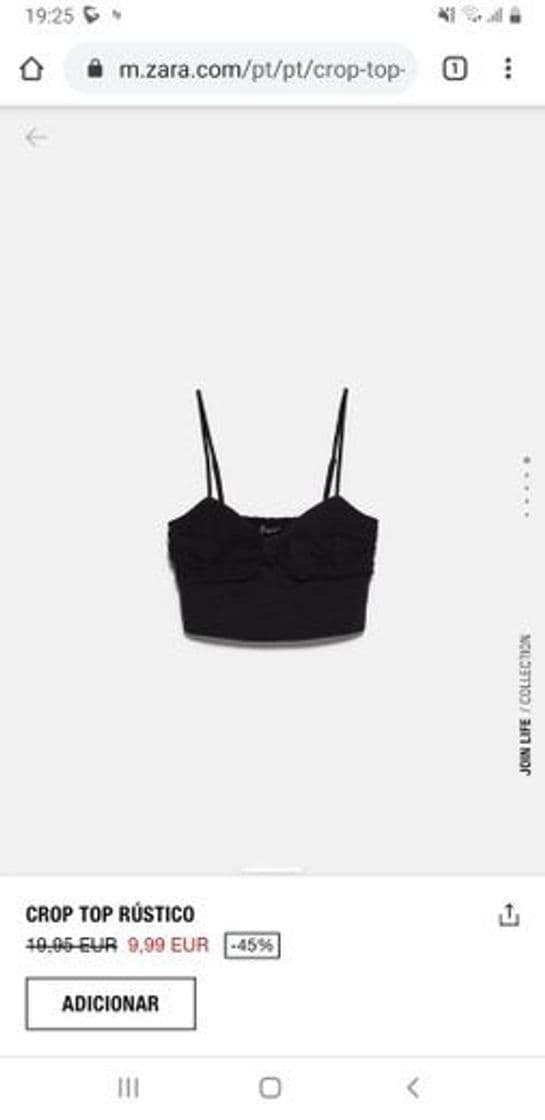 Fashion Crop top zara