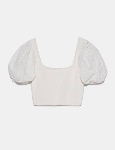 Producto Crop top com bordado