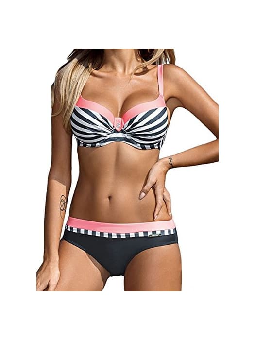 Product UMIPUBO Mujer Bikini Push-Up Acolchado Bra Trajes de Baño Tops y Braguitas