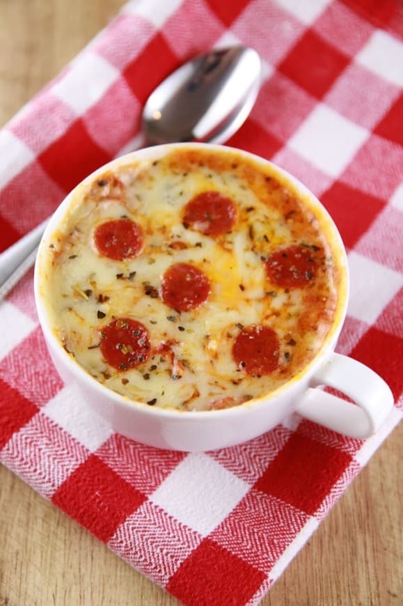 Moda Pizza in a mug 