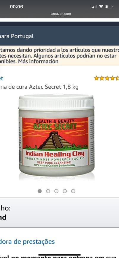 Product Indian healing clay 