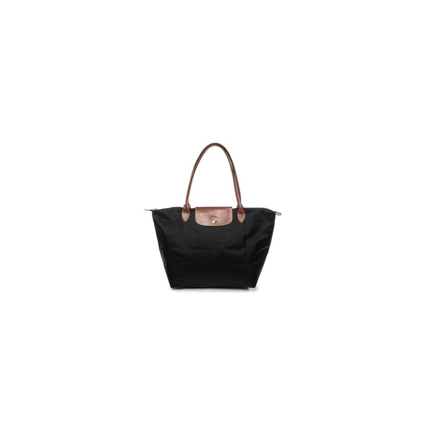 Moda Longchamp - Bolsa de Sintético Mujer, color Negro, talla 19x30x31 cm