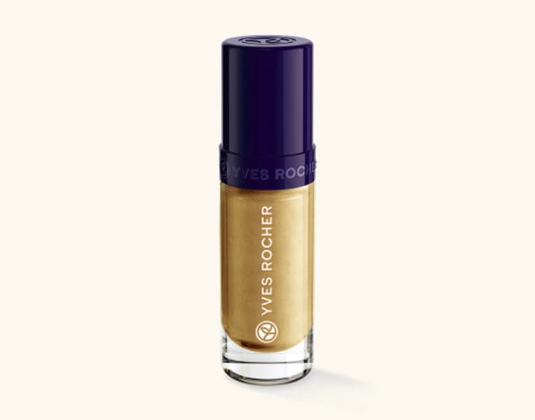 Fashion Verniz dourado metalizado Yves Rocher 