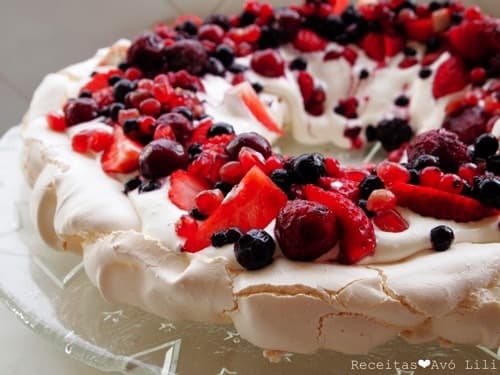 Moda Pavlova de Frutos Vermelhos