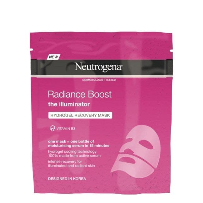 Producto Neutrogena Radiance Boost Iluminadora Mascarilla Hidrogel