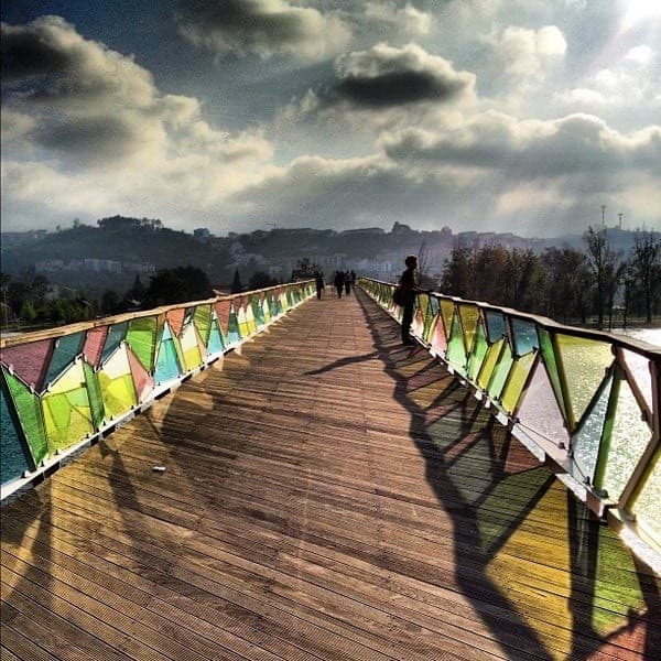 Lugar Ponte pedonal Pedro e Inês