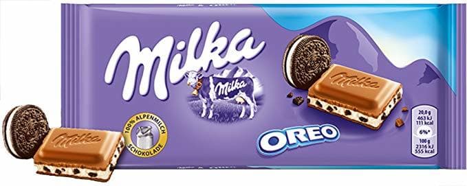 Moda Milka Oreo Alpine Milk Chocolate, 3.5 oz Bar-Pack of ... - Amazon.com